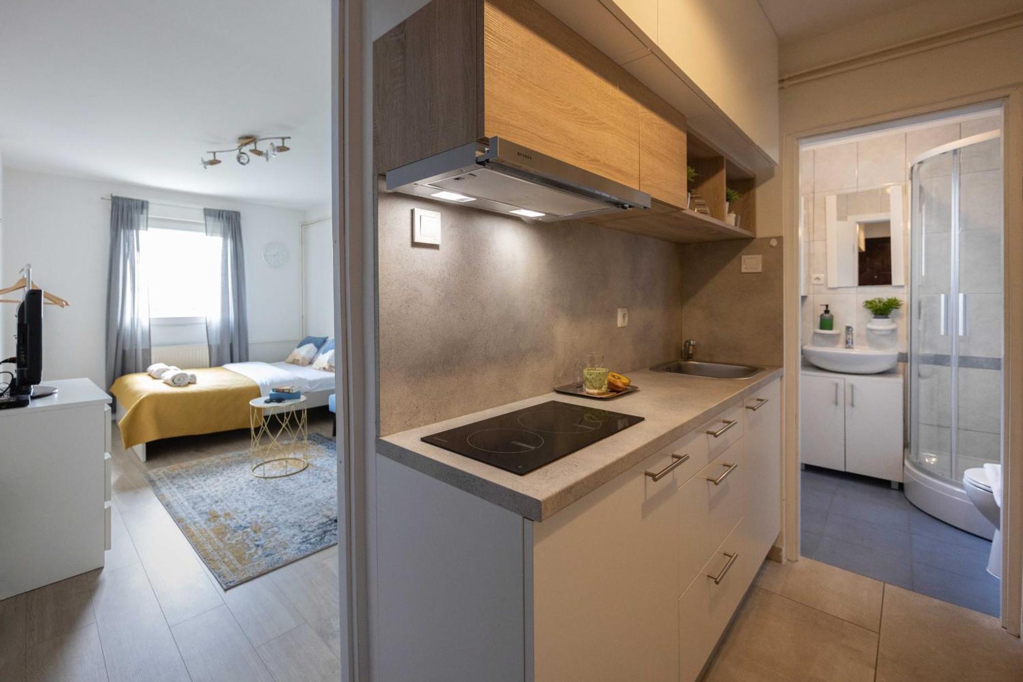 Modern Studio Near City Center 자그레브 외부 사진