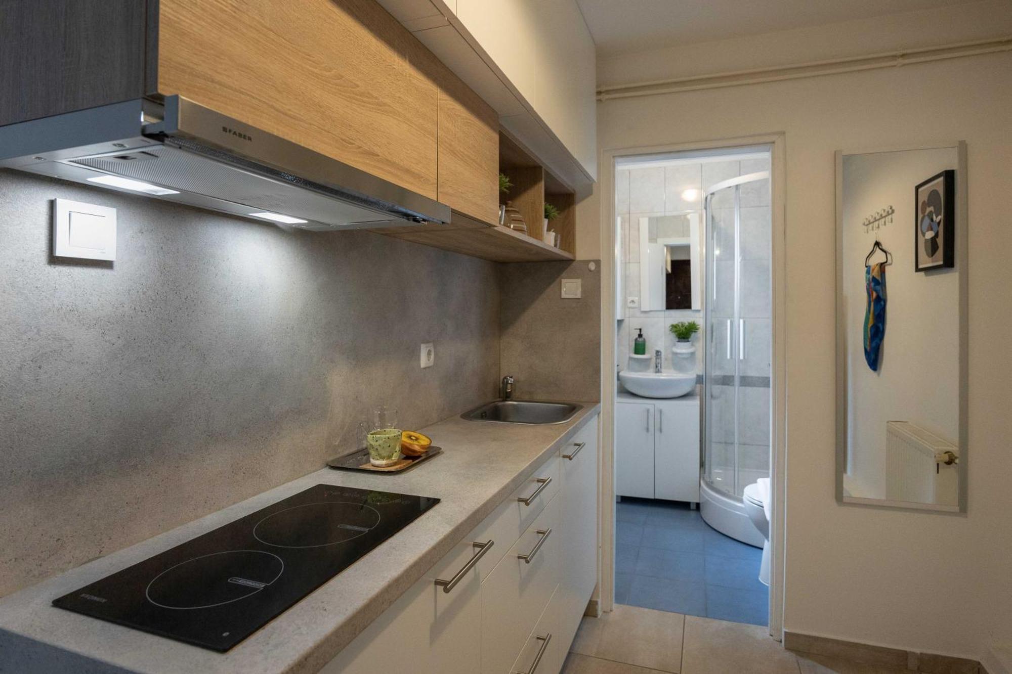 Modern Studio Near City Center 자그레브 외부 사진